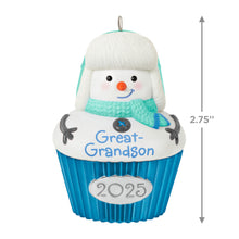 Load image into Gallery viewer, Great-Grandson Cupcake 2025 Ornament
