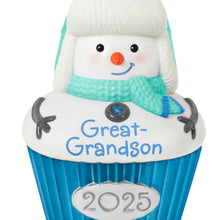 Load image into Gallery viewer, Great-Grandson Cupcake 2025 Ornament
