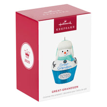 Load image into Gallery viewer, Great-Grandson Cupcake 2025 Ornament
