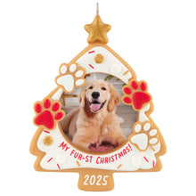 Load image into Gallery viewer, My Fur-st Christmas 2025 Photo Frame Ornament
