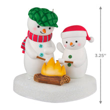 Load image into Gallery viewer, Roasting Marshmallows 2025 Musical Ornament
