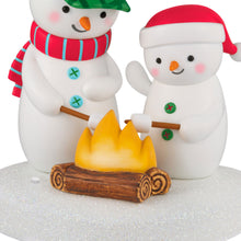 Load image into Gallery viewer, Roasting Marshmallows 2025 Musical Ornament

