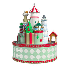 Load image into Gallery viewer, TEMPORARILY SOLD OUT- Keepsake Village Musical Ornament With Light and Motion
