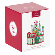 Load image into Gallery viewer, TEMPORARILY SOLD OUT- Keepsake Village Musical Ornament With Light and Motion
