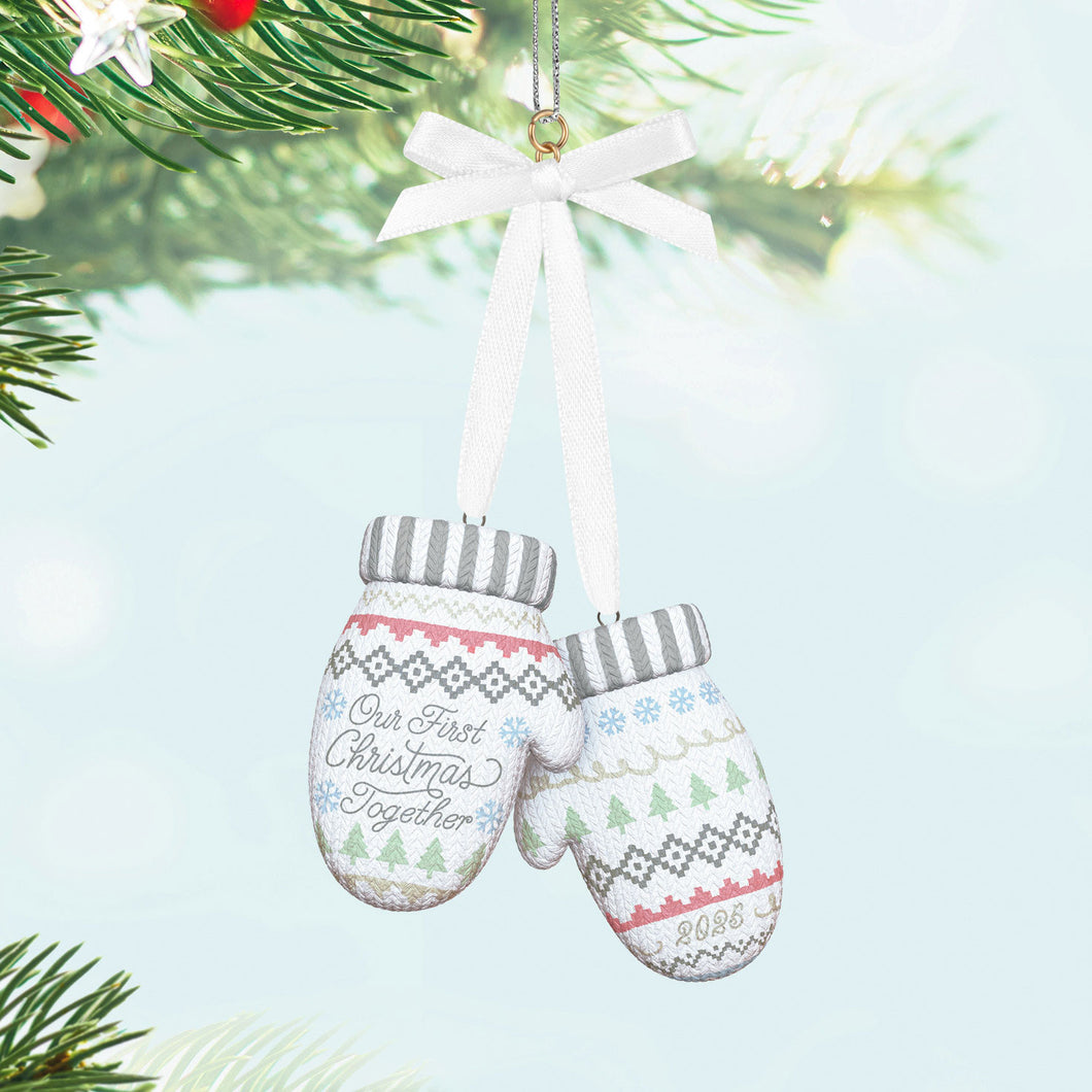 Our First Christmas Together 2025 Porcelain Ornament