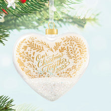 Load image into Gallery viewer, Our Christmas Together 2025 Glass Ornament
