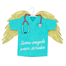 Load image into Gallery viewer, Some Angels Wear Scrubs Ornament
