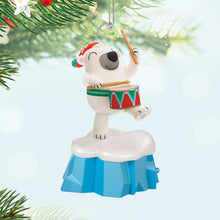 Load image into Gallery viewer, Little Drummer Bear Musical Ornament
