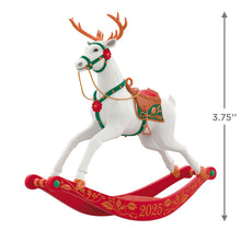 Load image into Gallery viewer, Rocking Horse Reindeer Keepsake Ornament
