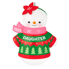 Load image into Gallery viewer, Daughter Snowman 2026 Ornament
