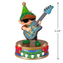 Load image into Gallery viewer, North Pole Tree Trimmers Band Collection Gil On Guitar Musical Ornament With Light
