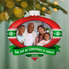 Load image into Gallery viewer, The Joy of Christmas 2026 Photo Frame Ornament

