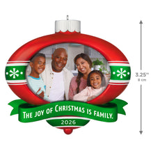 Load image into Gallery viewer, The Joy of Christmas 2026 Photo Frame Ornament
