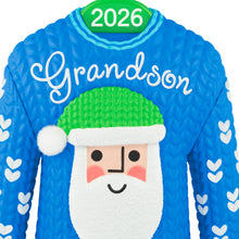 Load image into Gallery viewer, Grandson Santa Sweater 2026 Ornament
