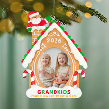 Load image into Gallery viewer, Sweet Grandkids 2026 Photo Frame Ornament
