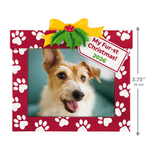 Load image into Gallery viewer, My Fur-st Christmas 2026 Photo Frame Ornament
