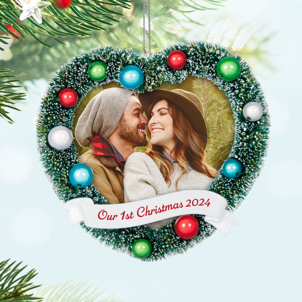Our 1st Christmas 2024 Photo Frame Ornament