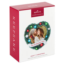 Load image into Gallery viewer, Our 1st Christmas 2024 Photo Frame Ornament
