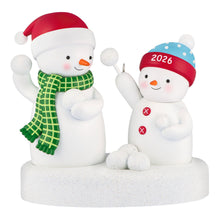 Load image into Gallery viewer, Snowball Fight 2026 Musical Ornament
