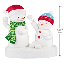 Load image into Gallery viewer, Snowball Fight 2026 Musical Ornament
