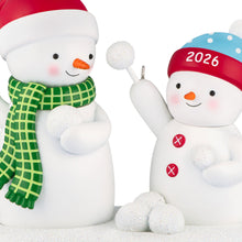 Load image into Gallery viewer, Snowball Fight 2026 Musical Ornament
