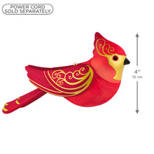 Load image into Gallery viewer, Christmas Cardinal Ornament With Light
