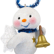 Load image into Gallery viewer, Cute Snow Angel With Bell Ornament
