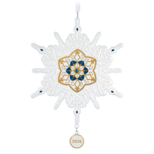 Load image into Gallery viewer, Snowflake 2026 Porcelain Ornament
