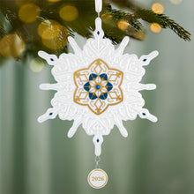 Load image into Gallery viewer, Snowflake 2026 Porcelain Ornament
