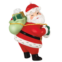 Load image into Gallery viewer, Vintage Santa Porcelain Ornament
