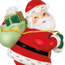 Load image into Gallery viewer, Vintage Santa Porcelain Ornament
