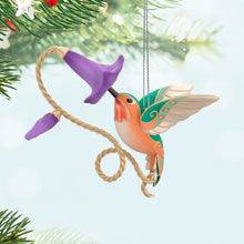 Load image into Gallery viewer, The Beauty of Birds Allen&#39;s Hummingbird Special Edition Metal Ornament
