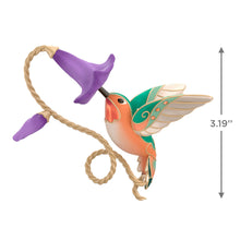 Load image into Gallery viewer, The Beauty of Birds Allen&#39;s Hummingbird Special Edition Metal Ornament
