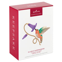 Load image into Gallery viewer, The Beauty of Birds Allen&#39;s Hummingbird Special Edition Metal Ornament
