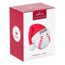 Load image into Gallery viewer, Baseball Star 2026 Ornament
