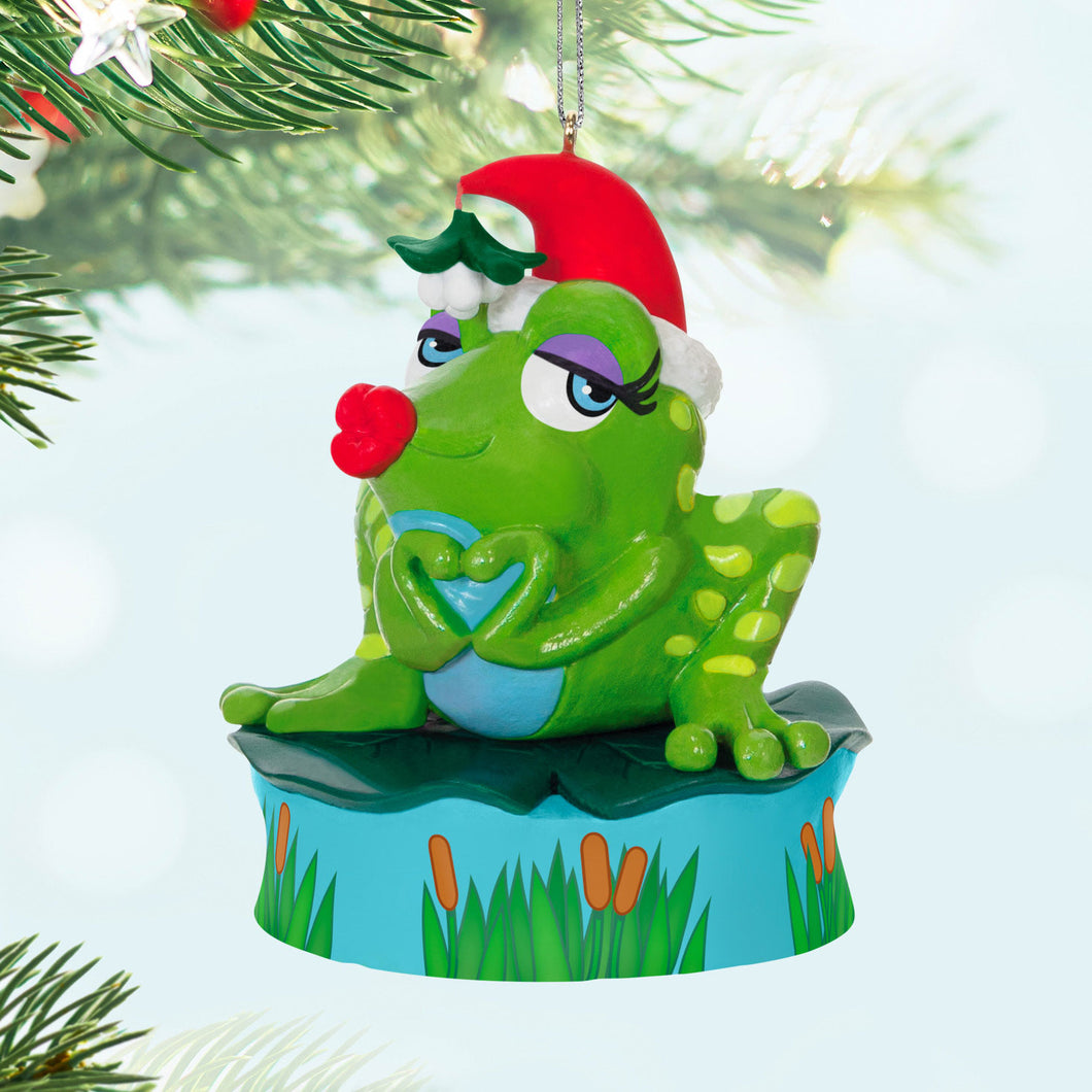 Mistle-Toad Ornament With Sound,