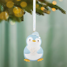 Load image into Gallery viewer, Baby Boy's First Christmas Penguin 2026 Ornament
