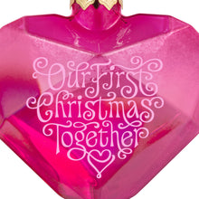 Load image into Gallery viewer, Our First Christmas Together 2026 Glass Ornament
