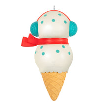 Load image into Gallery viewer, Son Snowman Ice Cream Cone 2024 Ornament
