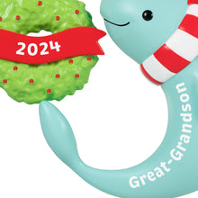 Load image into Gallery viewer, Great-Grandson Narwhal 2024 Ornament
