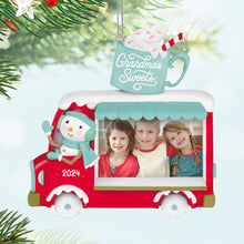 Load image into Gallery viewer, Grandma&#39;s Sweets 2024 Photo Frame Ornament
