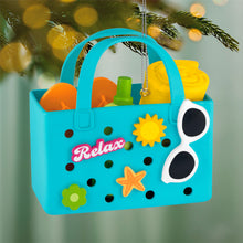 Load image into Gallery viewer, Relaxing at the Beach Ornament
