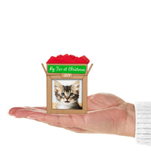 Load image into Gallery viewer, Pet&#39;s Fur-st Christmas 2024 Photo Frame Ornament
