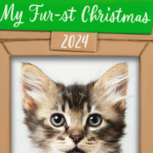 Load image into Gallery viewer, Pet&#39;s Fur-st Christmas 2024 Photo Frame Ornament
