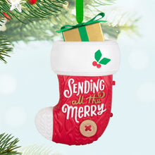 Load image into Gallery viewer, Sending All the Merry Recordable Sound Ornament
