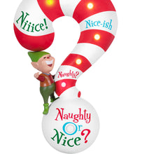 Load image into Gallery viewer, Naughty or Nice? Ornament With Light and Sound

