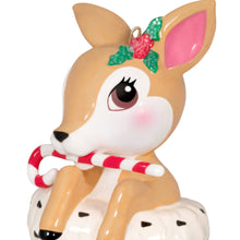 Load image into Gallery viewer, Vintage Reindeer Porcelain Ornament
