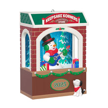 Load image into Gallery viewer, Rockin&#39; Window Shopping 2025 Musical Ornament With Light and Motion
