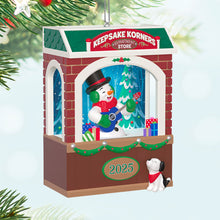 Load image into Gallery viewer, Rockin&#39; Window Shopping 2025 Musical Ornament With Light and Motion

