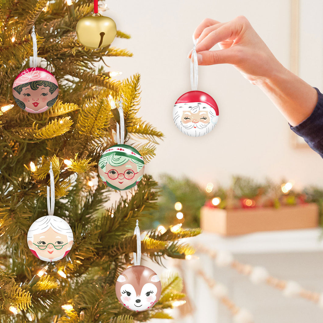 The North Pole's Countdown to Christmas Ornaments and Book Set